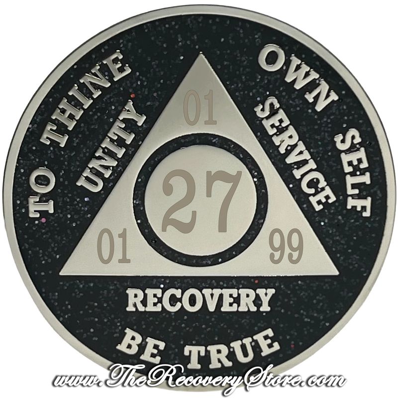 Custom - Black Glitter AA Medallion - Rarely Have We Seen