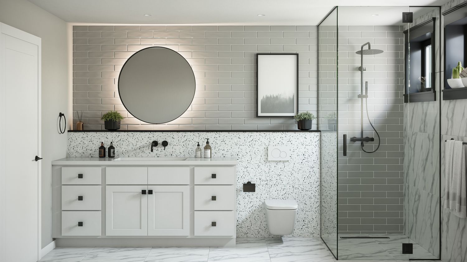 Essential White Bathroom