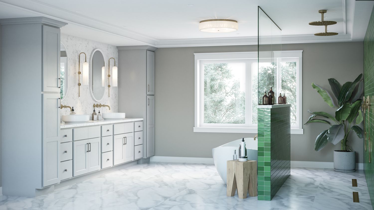 Essential Gray Bathroom