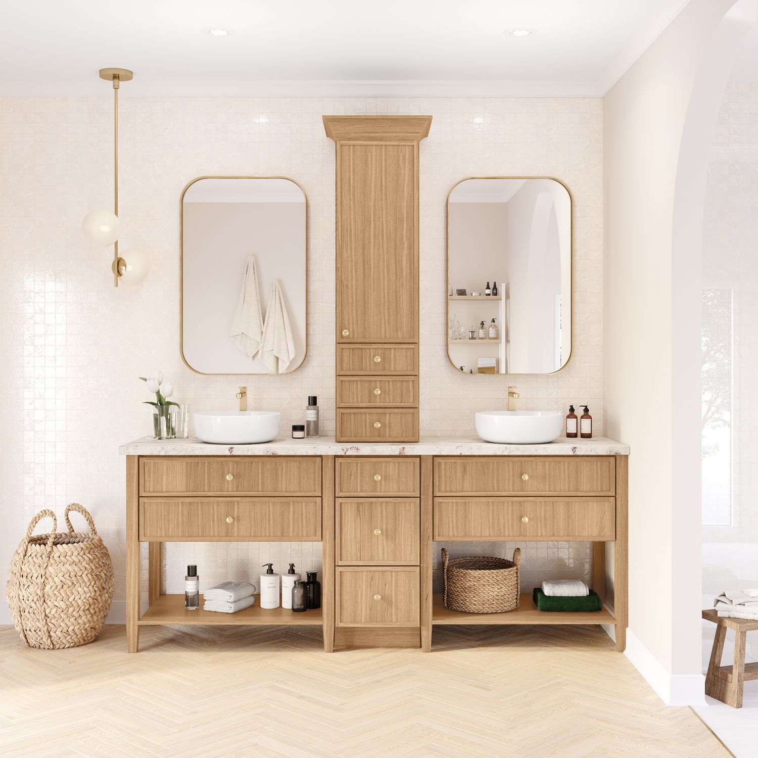 Oslo Oak Bathroom