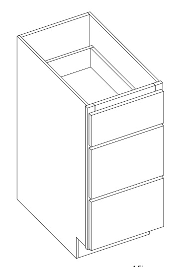 Brooklyn Fawn 2 Drawer Base Cabinet - 36" W
