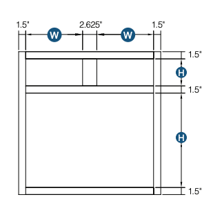 Brooklyn Fawn Double Door Standard Base Cabinet - 39