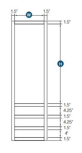 Brooklyn Fawn Wall Twr w/ 3 Drws - 15