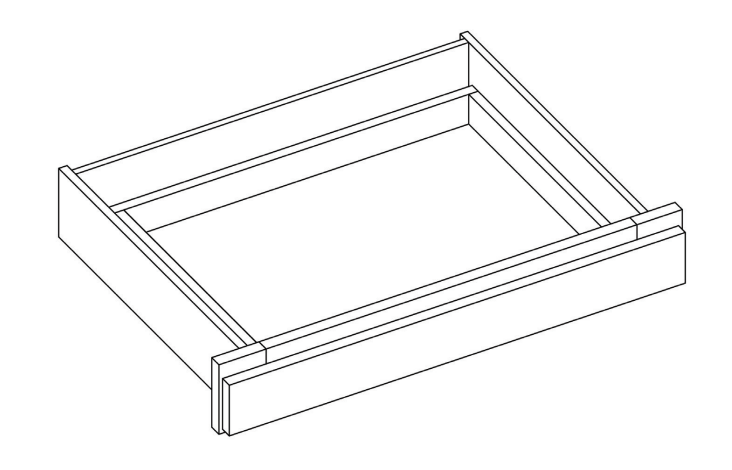 Brooklyn Gray Vanity Drawer - 24" W