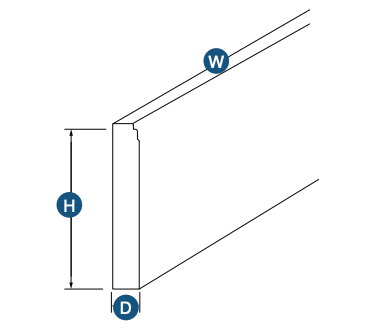 Brooklyn Gray Furniture Base Molding