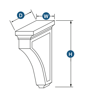 Brooklyn Midnight Transitional Corbel