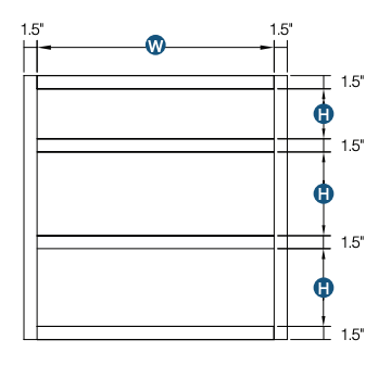 Brooklyn Midnight Drawer Base Cabinet - 12