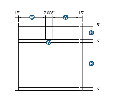 Brooklyn Slate Double Door Vanity - 36