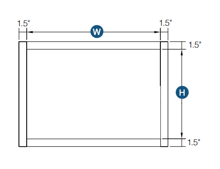 Brooklyn White Double Door Wall Cabinet - 33