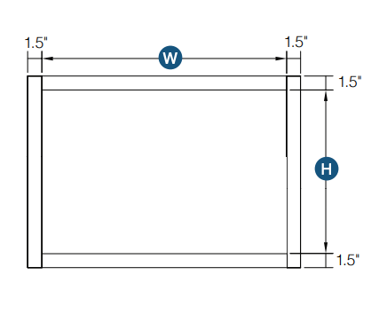 Brooklyn White Double Door Wall Cabinet - 24