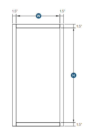 Brooklyn White Single Door Wall Cabinet - 9