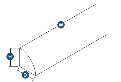 Brooklyn White Shoe Molding