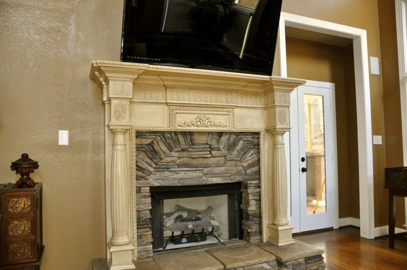 The Franklin Fireplace Mantel