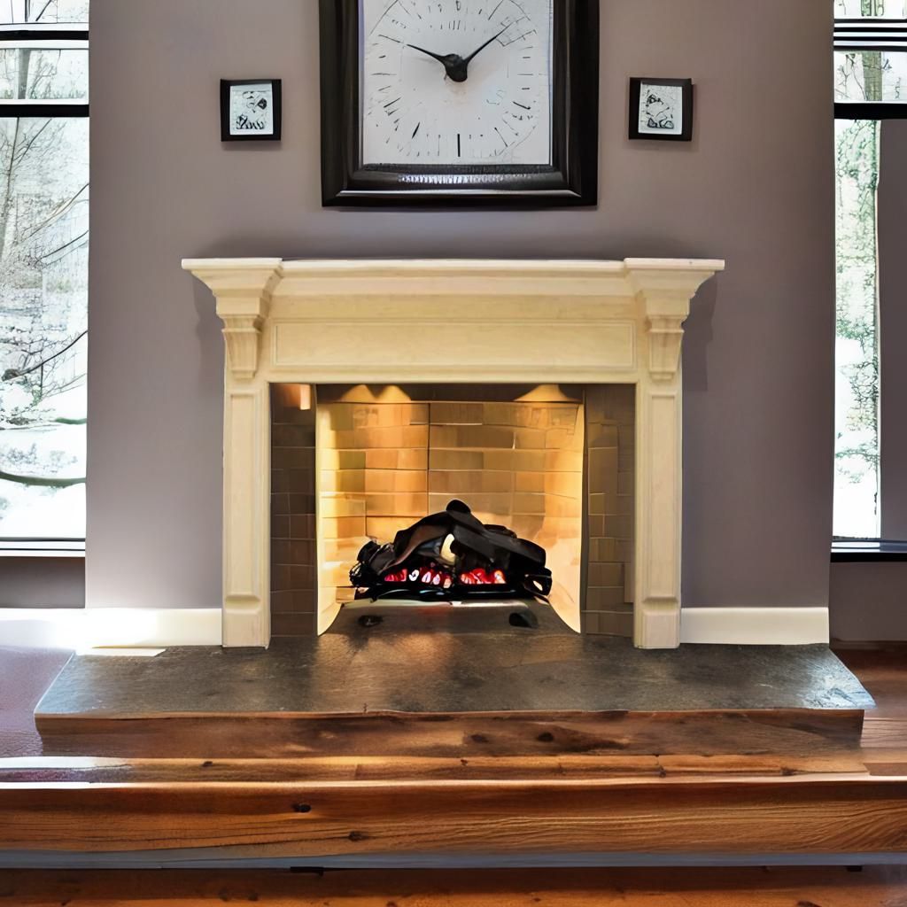 The Monticello Fireplace Mantel