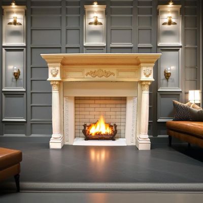 The Philadelphia Fireplace Mantel