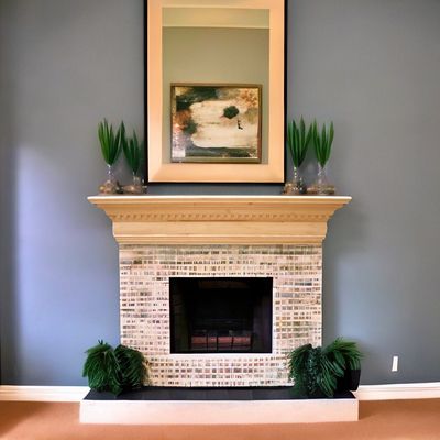Santa Clarita Fireplace Mantel Shelf