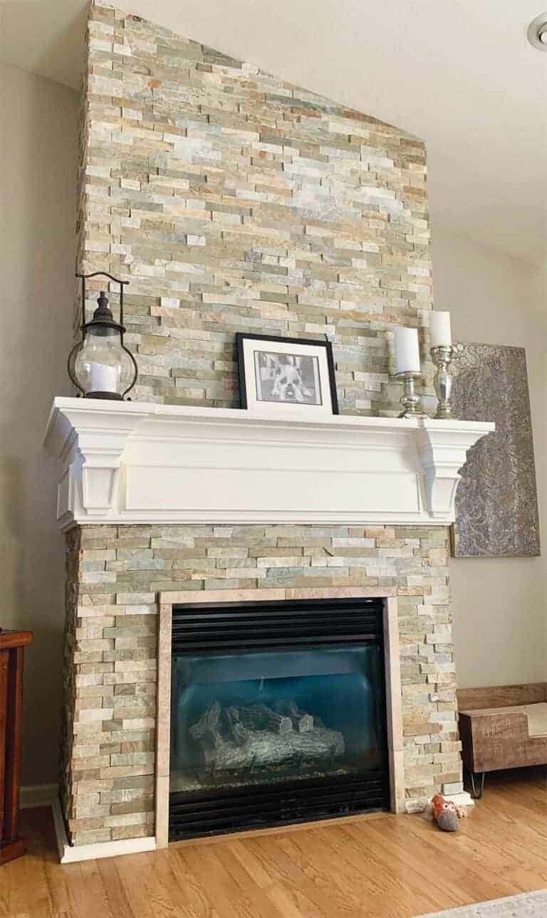 San Clemente Fireplace Mantel Shelf