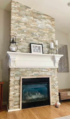 San Clemente Fireplace Mantel Shelf