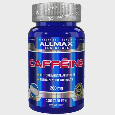 Allmax Caffeine 200mg, 100tabs