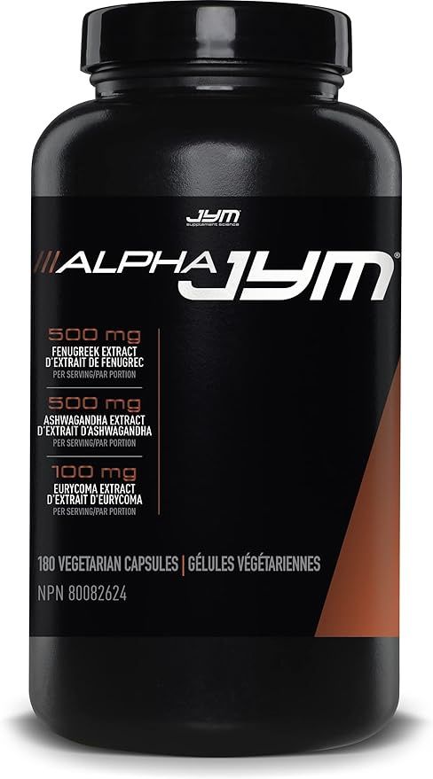 JYM Supplement Science Alpha Testosterone Support Capsules (180 g)