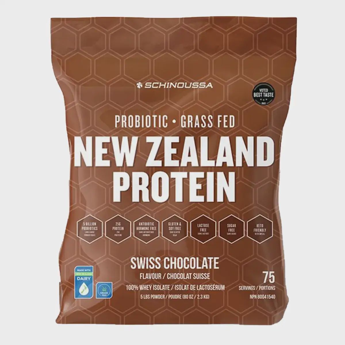 Schinoussa Probiotic Isolate Whey Swiss Chocolate 5lbs
