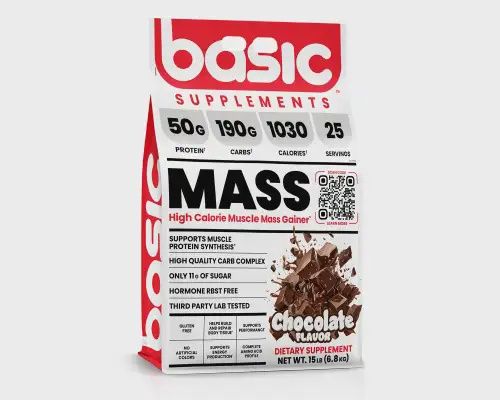 Basic Supplements Basic Mass Gainer Chocolate 15lbs