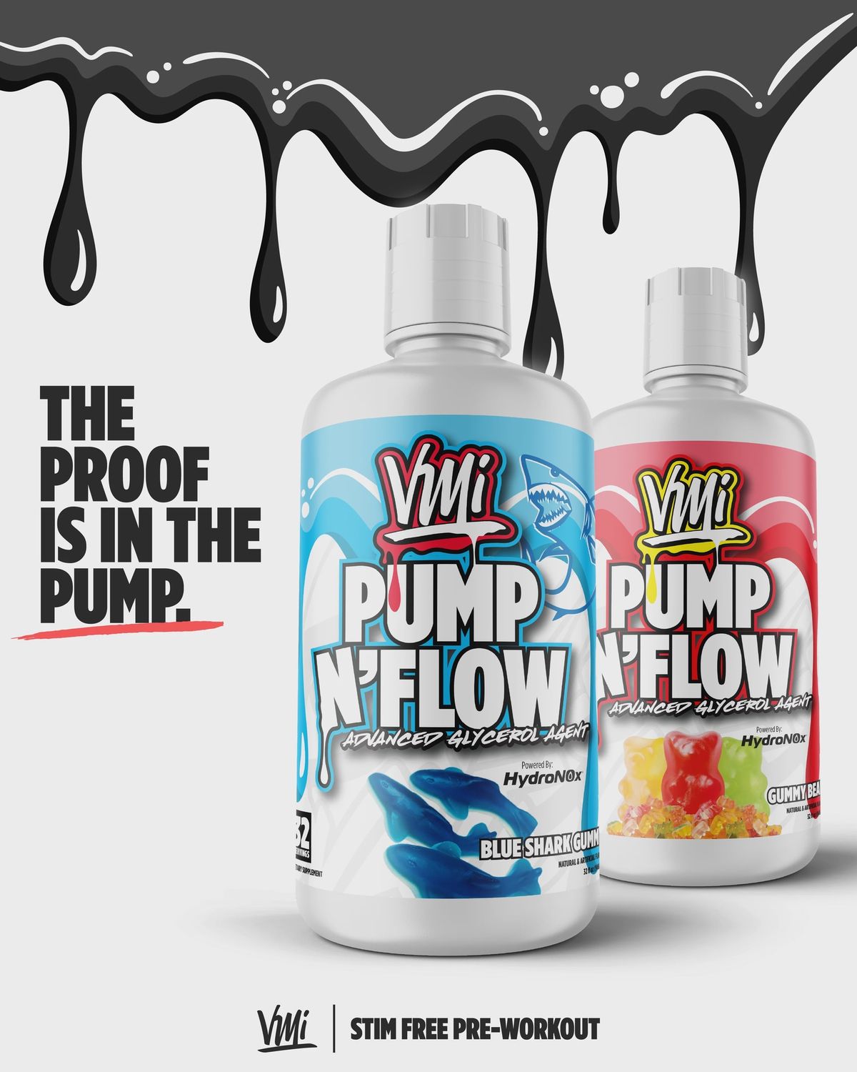 PUMP N&#39; FLOW STIM FREE PRE-WORKOUT PUMP LIQUID W/ GLYCEROL