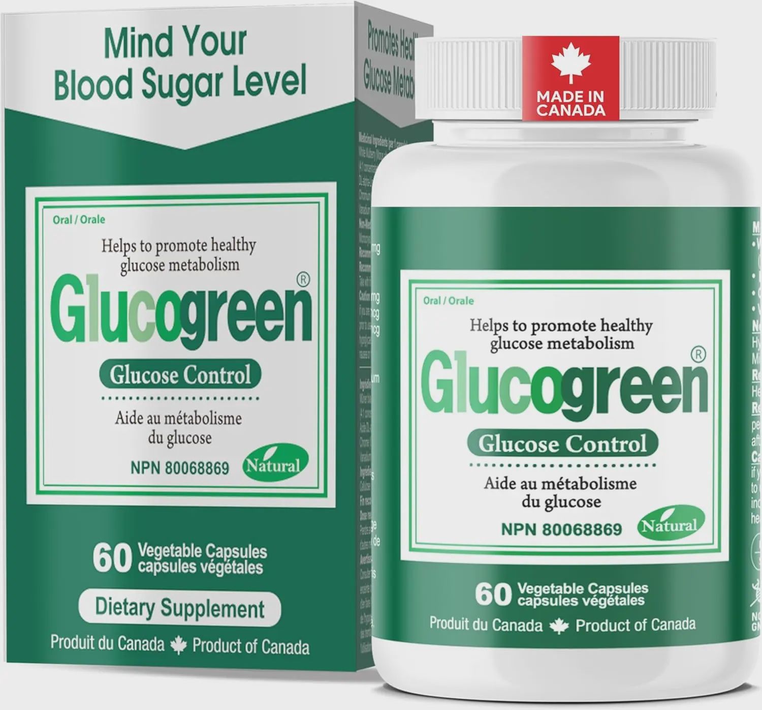 GlucoGreen | White Mulberry + Alpha Lipoic Acid + Chromium + Vanadium | 60 Vcaps