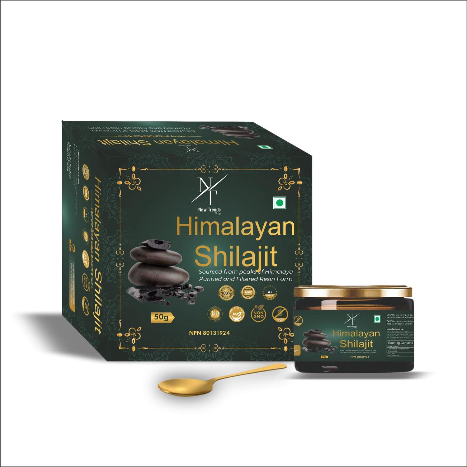 Pure Shilajit Resin From Himalayan – 50g