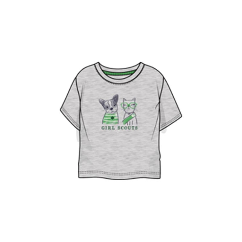 18. Puppy Kitty T-Shirt - Girl Medium (10/12)