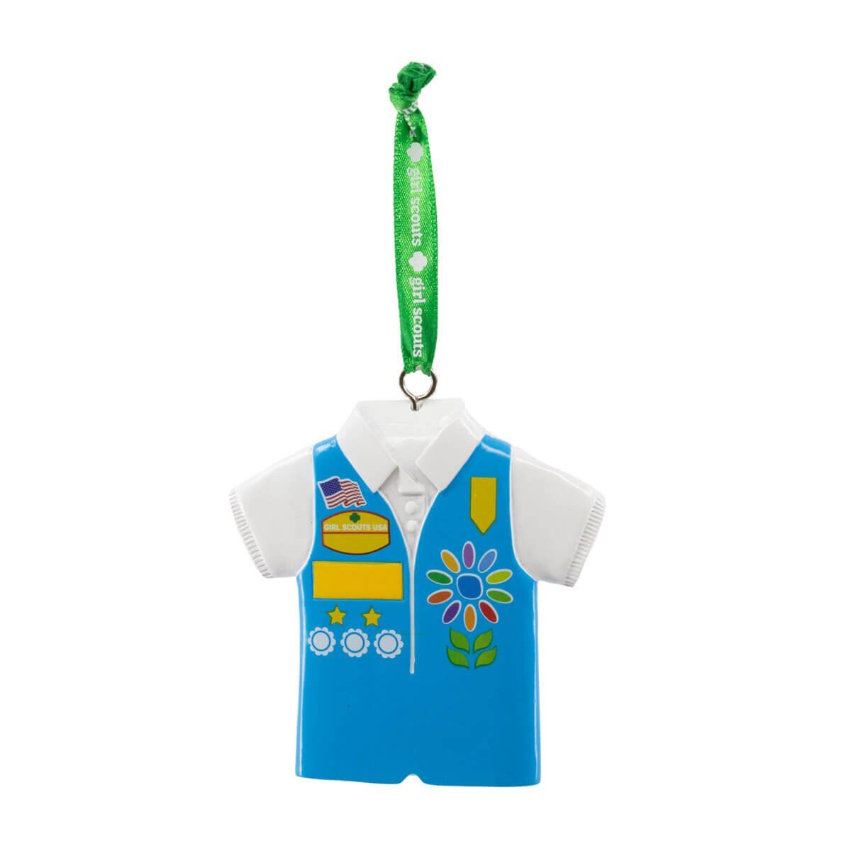 01. Girl Scout Daisy Vest Ornament