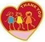 Thank You Heart Pin
