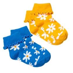 Daisy Cuff Sock Set-Medium