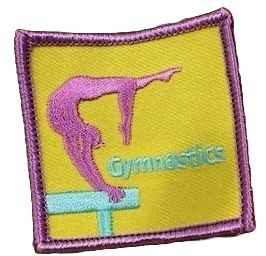 Fun Patch - Gymnastics pink