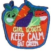 Fun Patch - Keep Calm Eat Green