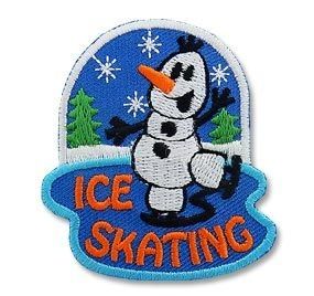 Fun Patch - Ice Skating Snowman