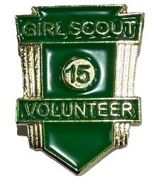 03. Volunteer Service Award Pin  - 15 years