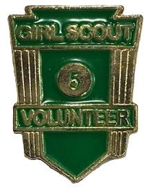 01. Volunteer Service Award Pin  - 5 Years