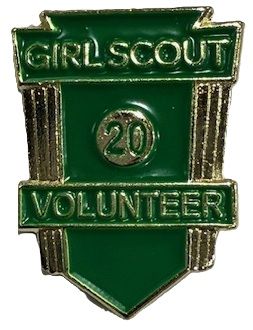 04. Volunteer Service Award Pin  - 20 Years