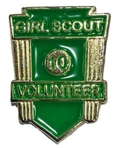 02. Volunteer Service Award Pin - 10 Years