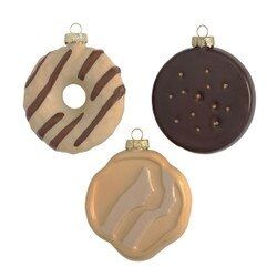 06. Glass Cookie Ornaments - Set of 3