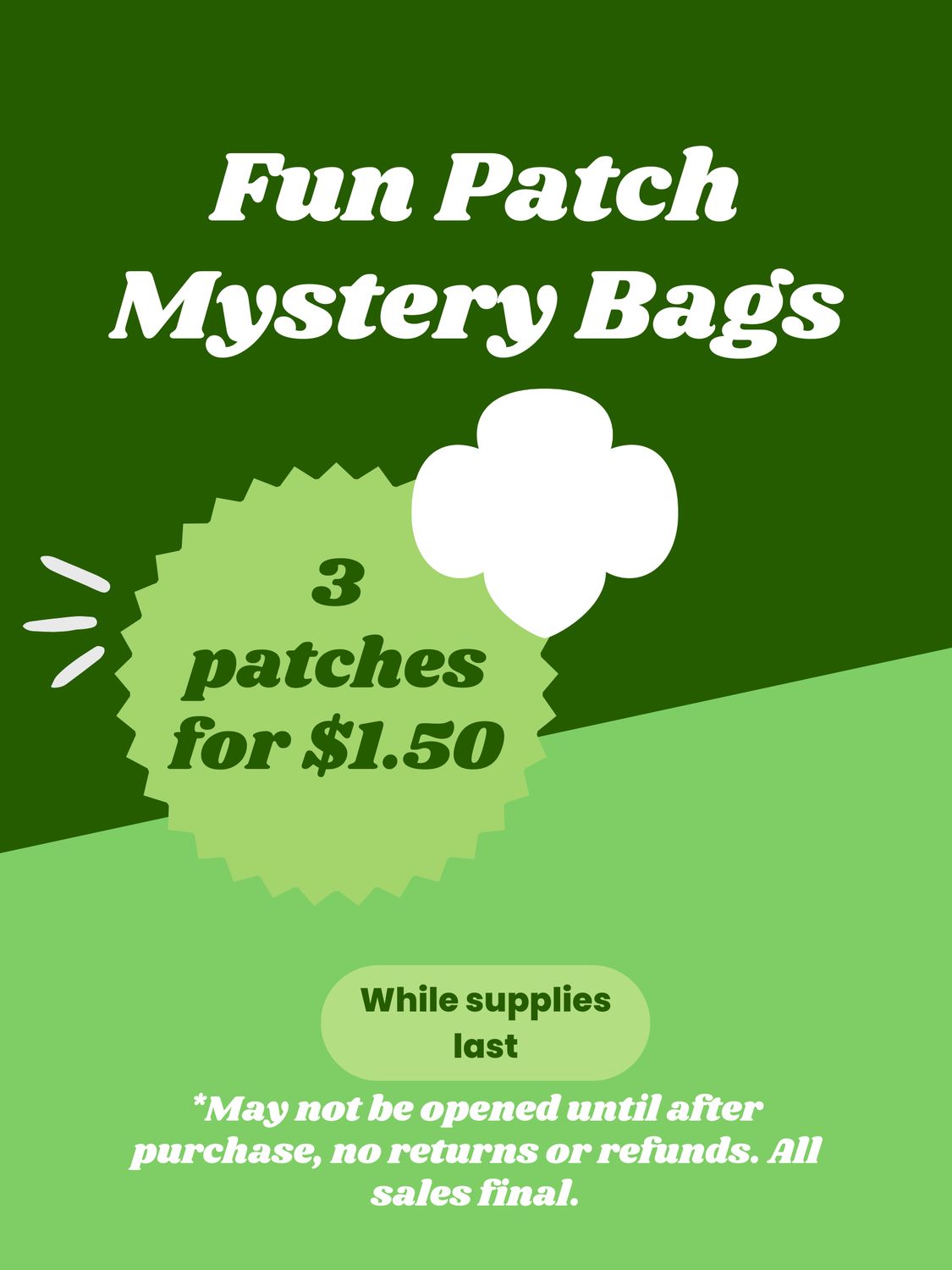 Mystery Patch Bag