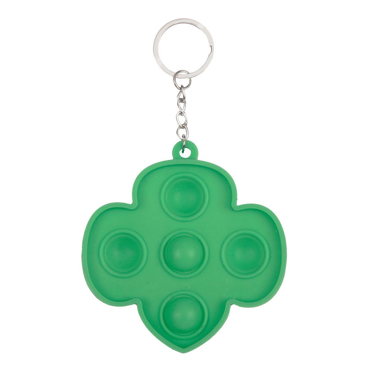 TREFOIL FUN FINDS FIDGET POPPER KEYCHAIN