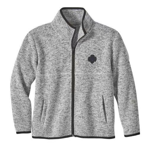 Trefoil Zip-Up Fleece