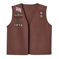 Brownie Vest, Size: S (7-8)