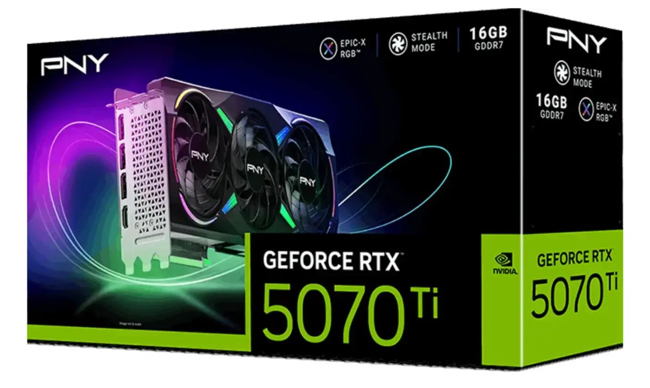 PNY - GeForce RTX 5070 Ti 16GB ARGB OC