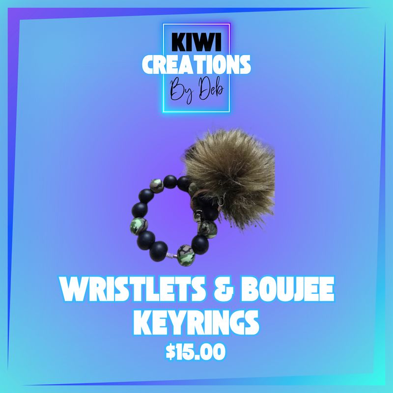 Wristlets and Boujee keyrings
