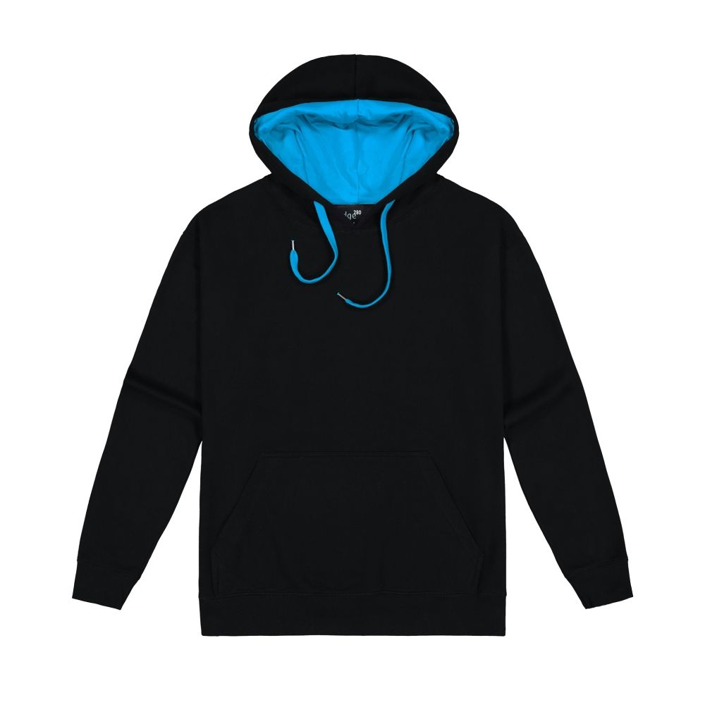 Contrast hood lining add-on