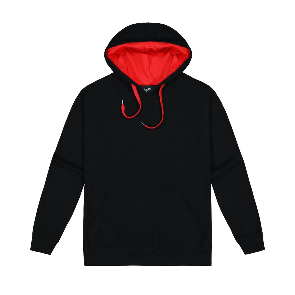 Contrast hood lining add-on