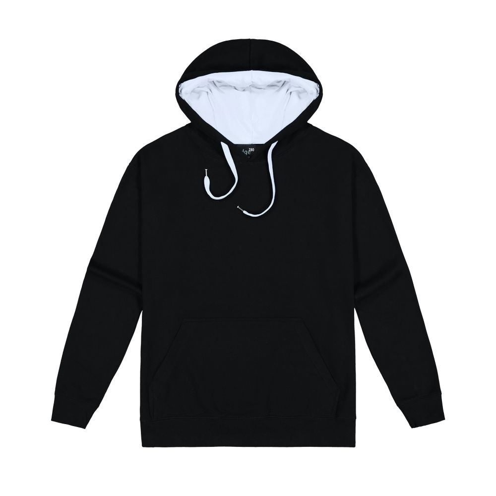 Contrast hood lining add-on